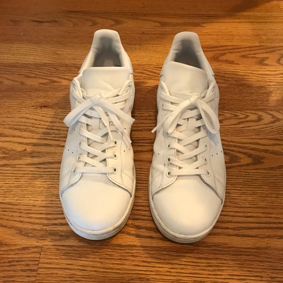 ❌ SOLD adidas Stan Smith All White Mens US 11.5 - Picture 1 of 6